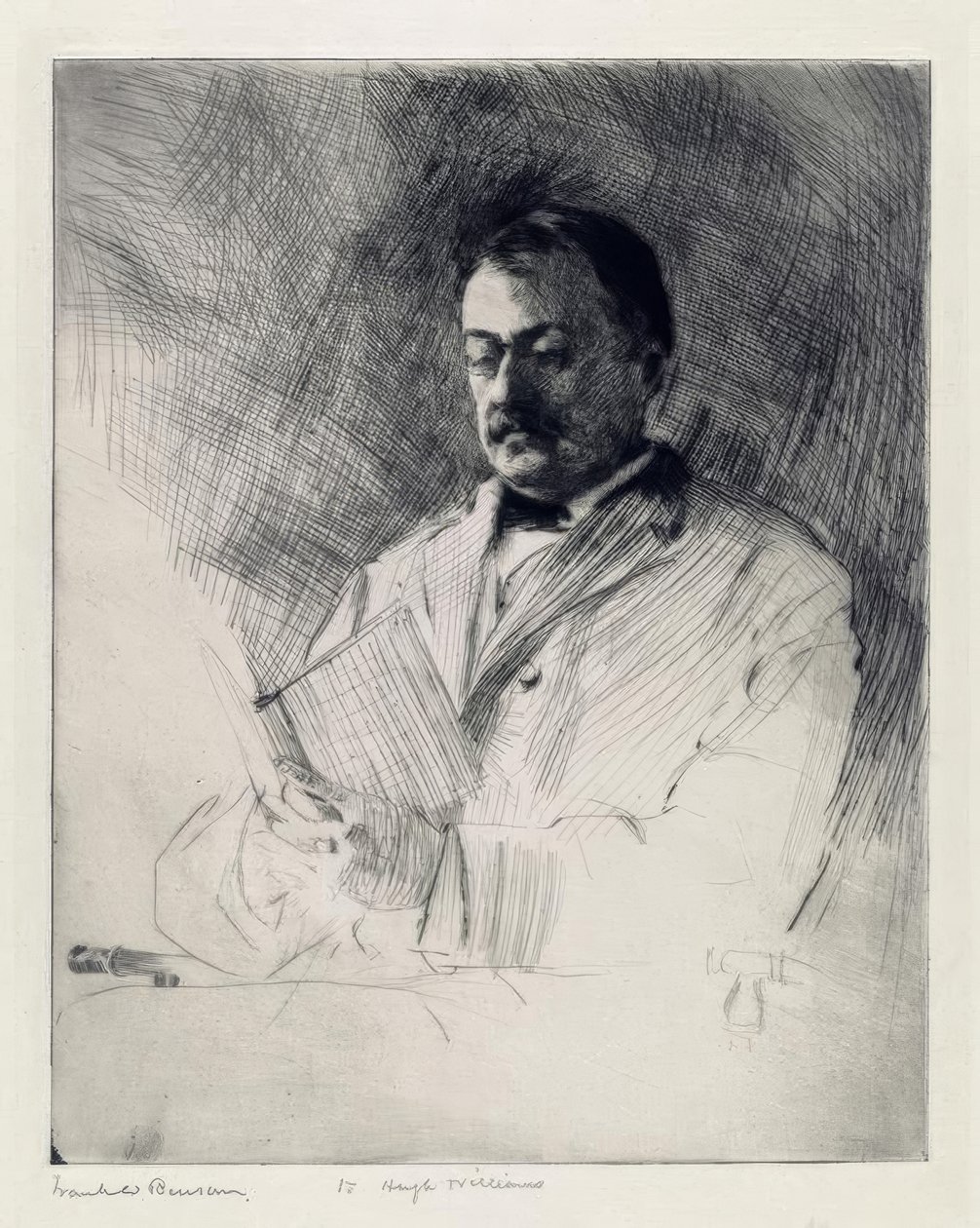 George Russell Agassiz av Frank Weston Benson