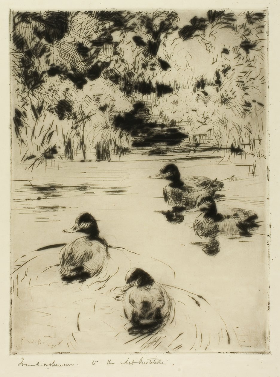 Små blåfugler av Frank Weston Benson