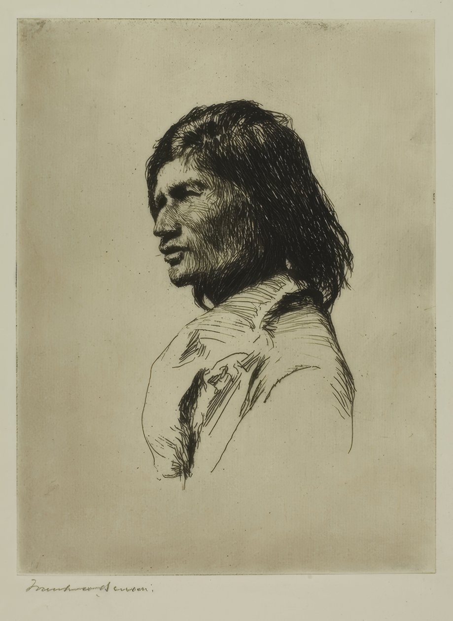 Nascaupée-indianere av Frank Weston Benson