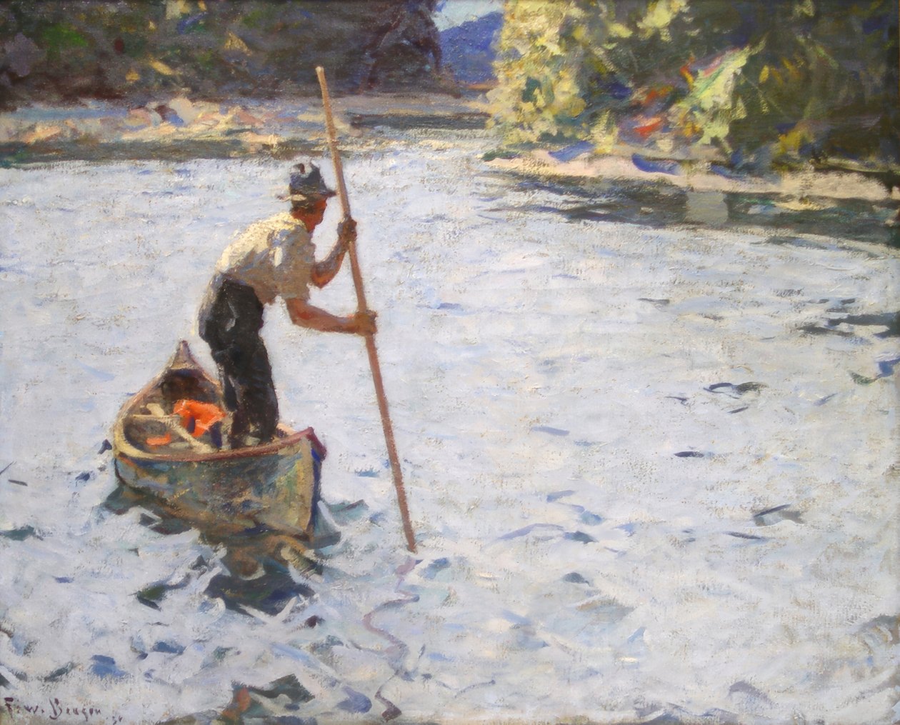 På Grand River av Frank Weston Benson