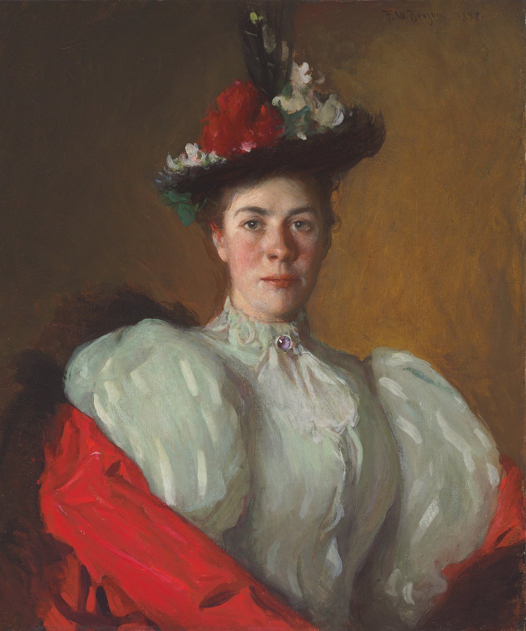 Portrett av Katherine Cavenaugh av Frank Weston Benson