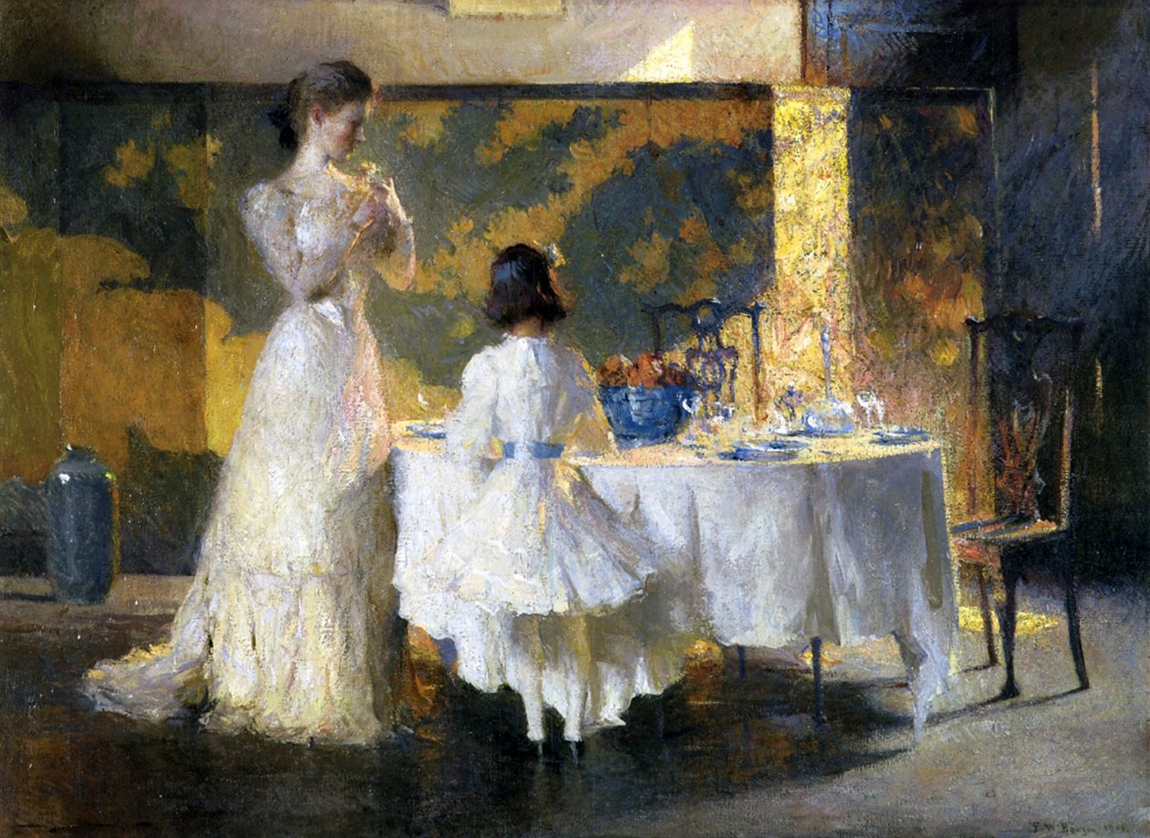 Kunstnerens døtre av Frank Weston Benson