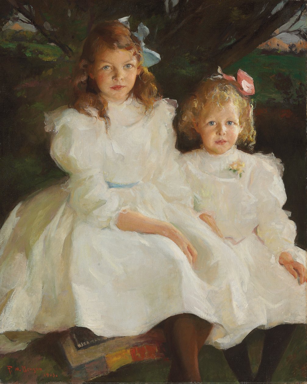 To små jenter av Frank Weston Benson
