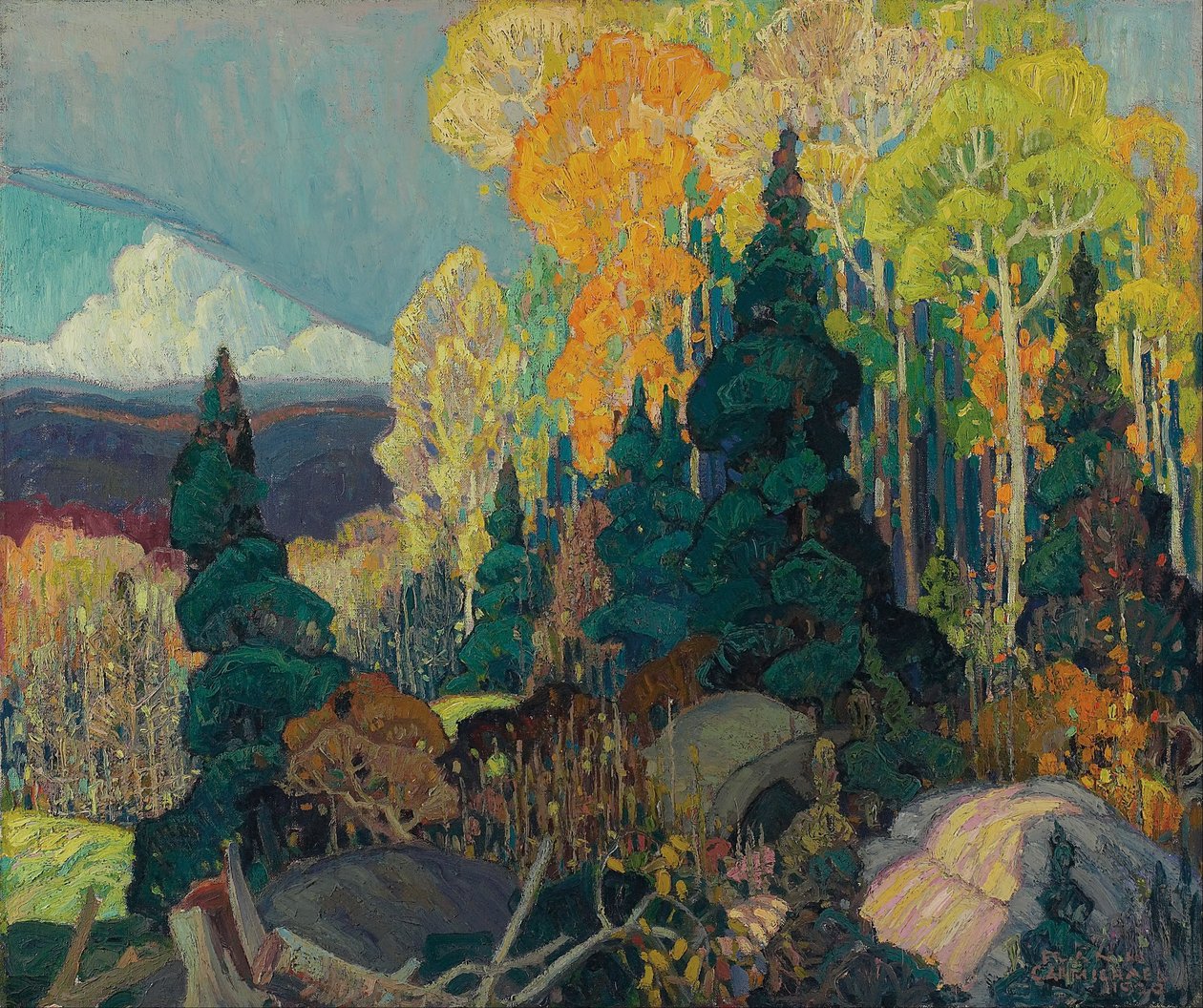 Høst Hillside av Franklin Carmichael