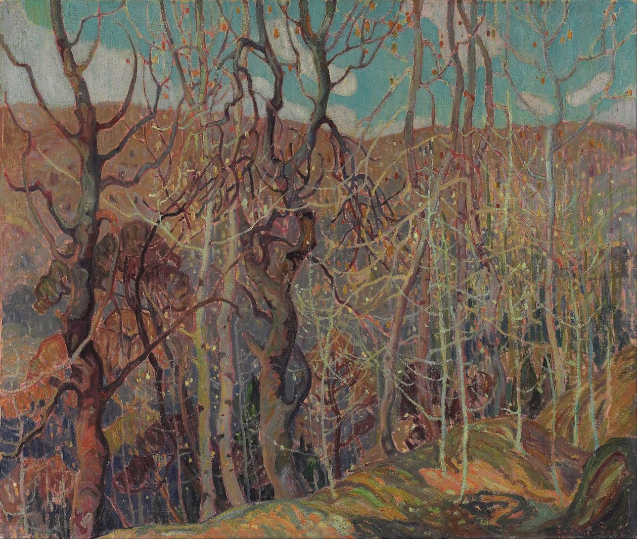 Sølvfarget floke av Franklin Carmichael