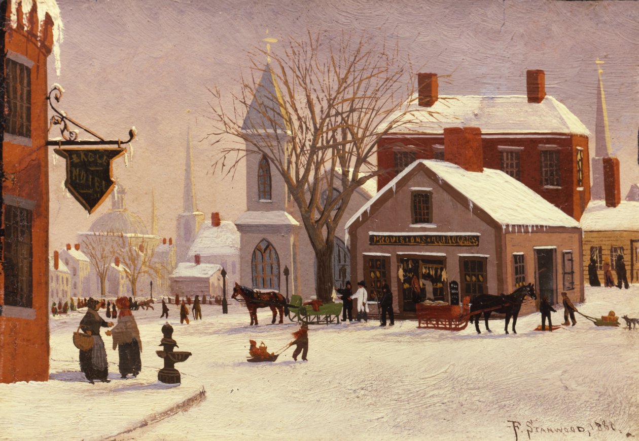 Jul i Connecticut, 1880 av Franklin Stanwood