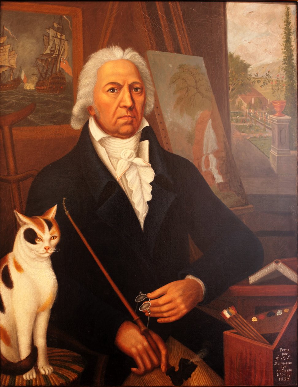Selvportrett av François Aimé Louis Dumoulin