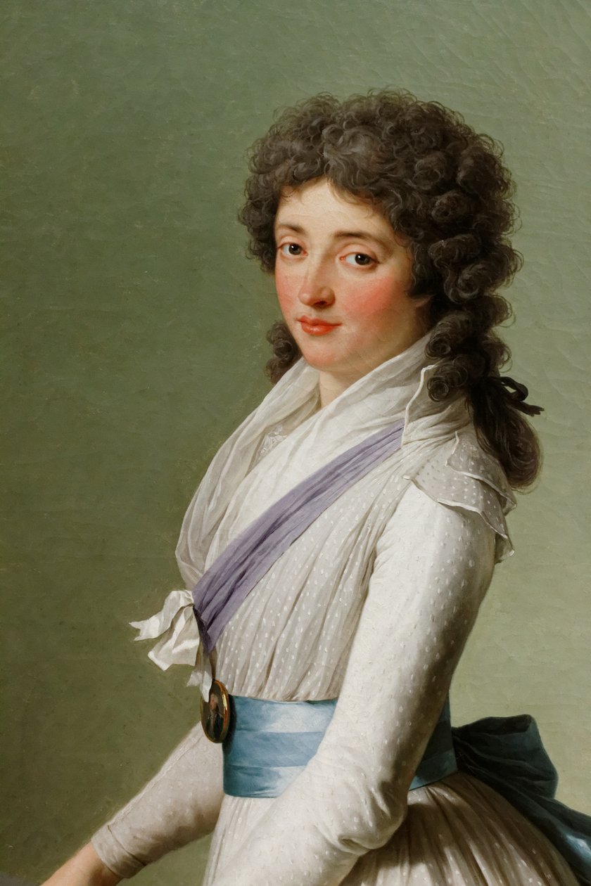 Portrett av baronessen de Chalvet-Souville, født Marie de Broutin av François André Vincent
