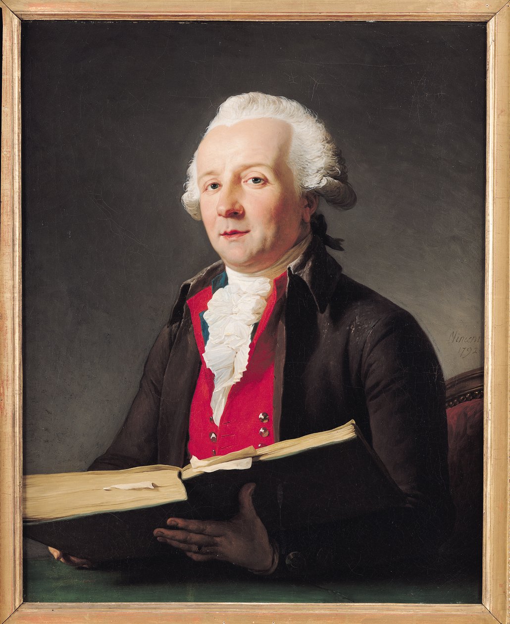 Portrett av Dazincourt (1747-1809) 1792 av François André Vincent