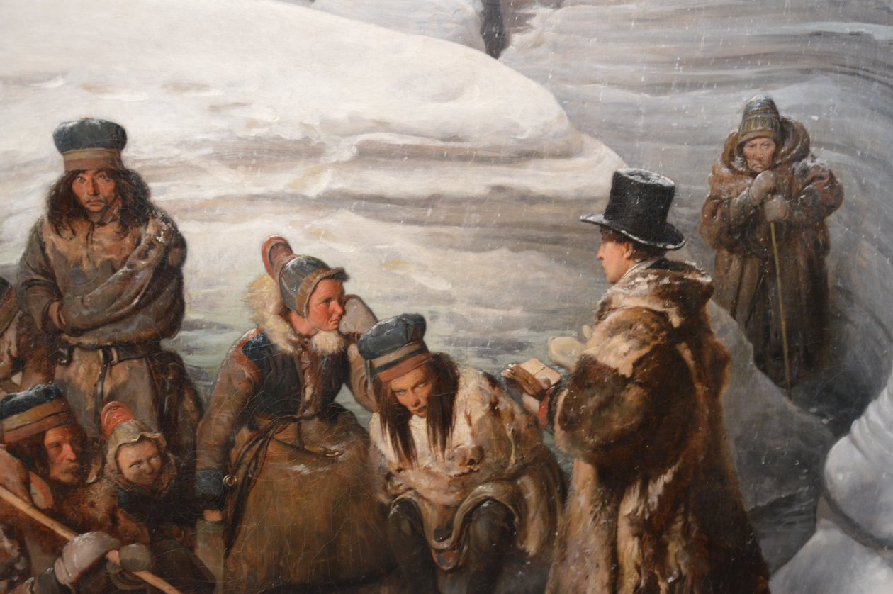 Læstadius preker for samene av François Auguste Biard