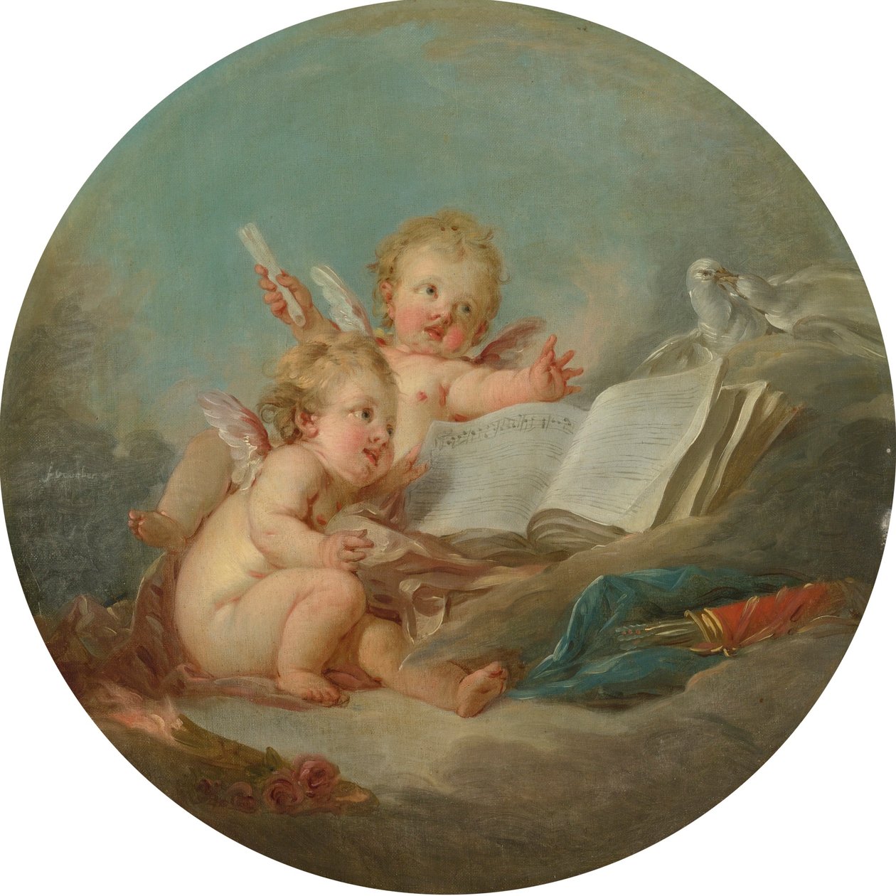 En allegori om musikk av François Boucher