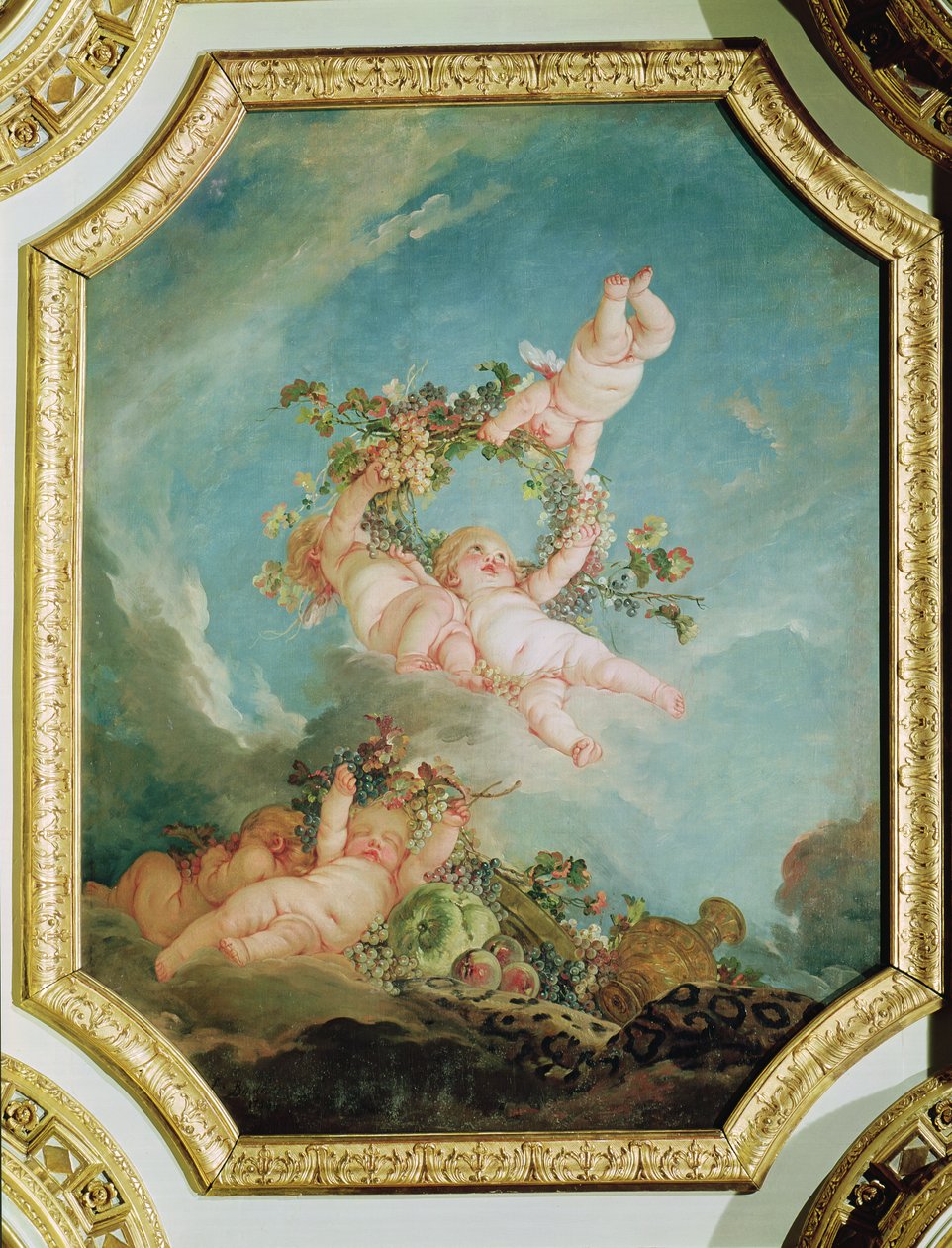 Høst, fra en serie av de fire årstidene i Salle du Conseil av François Boucher
