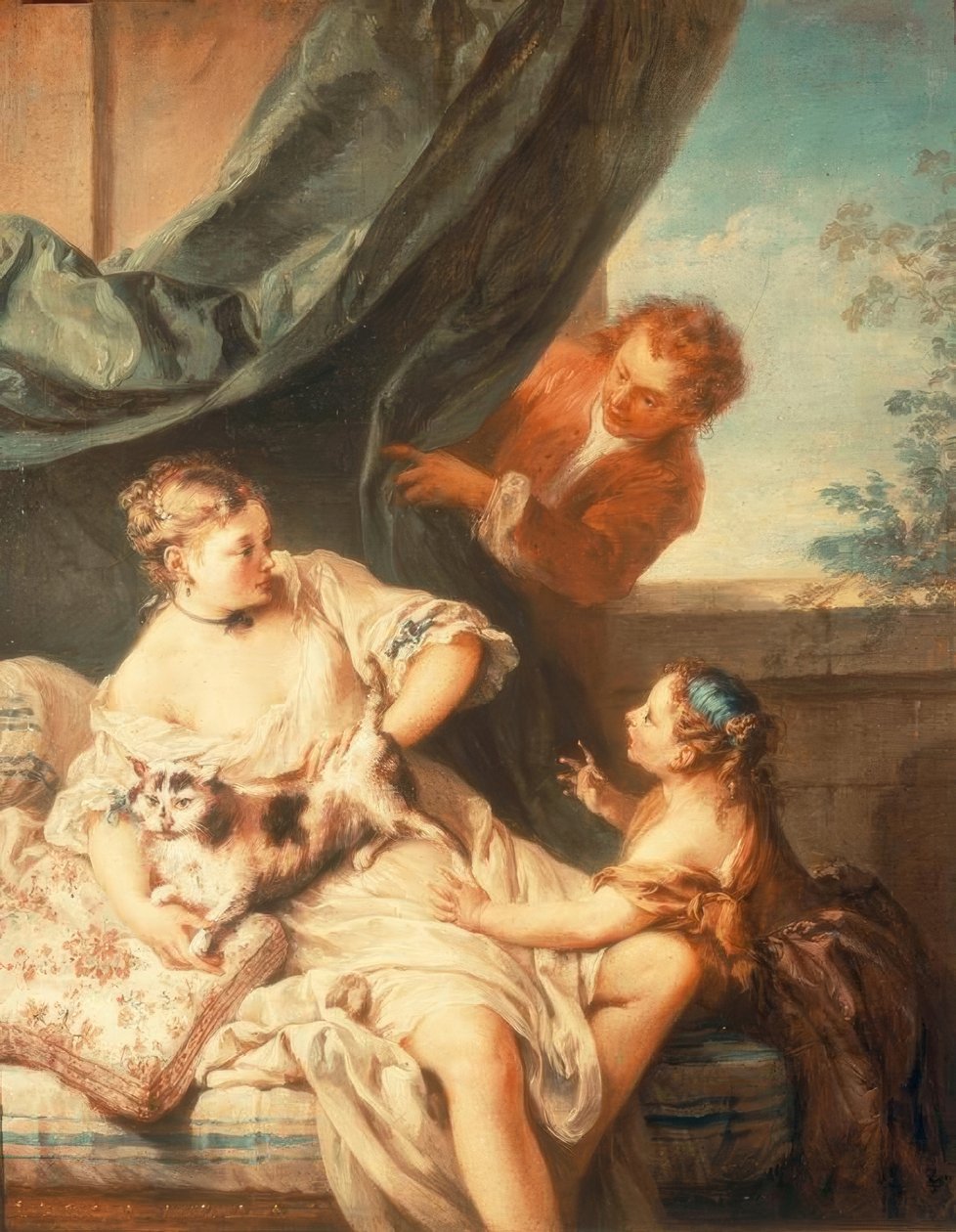 Den uventede besøkende av François Boucher