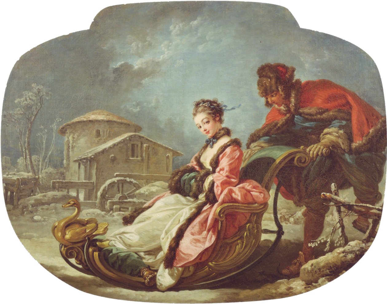 De fire sesongene: vinter av François Boucher
