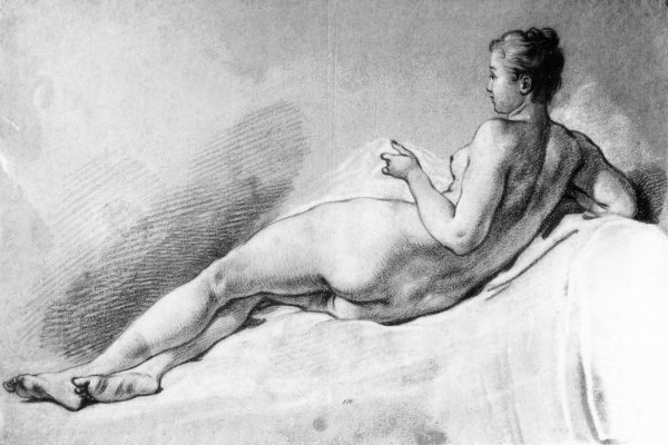 Kvinnelig naken av François Boucher