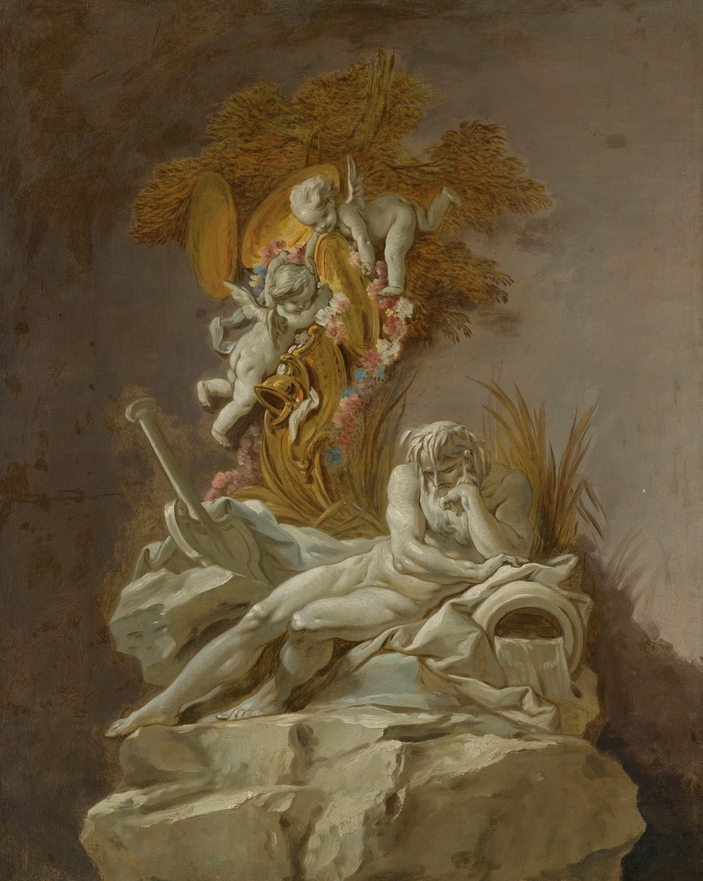 Fontenestudie av François Boucher
