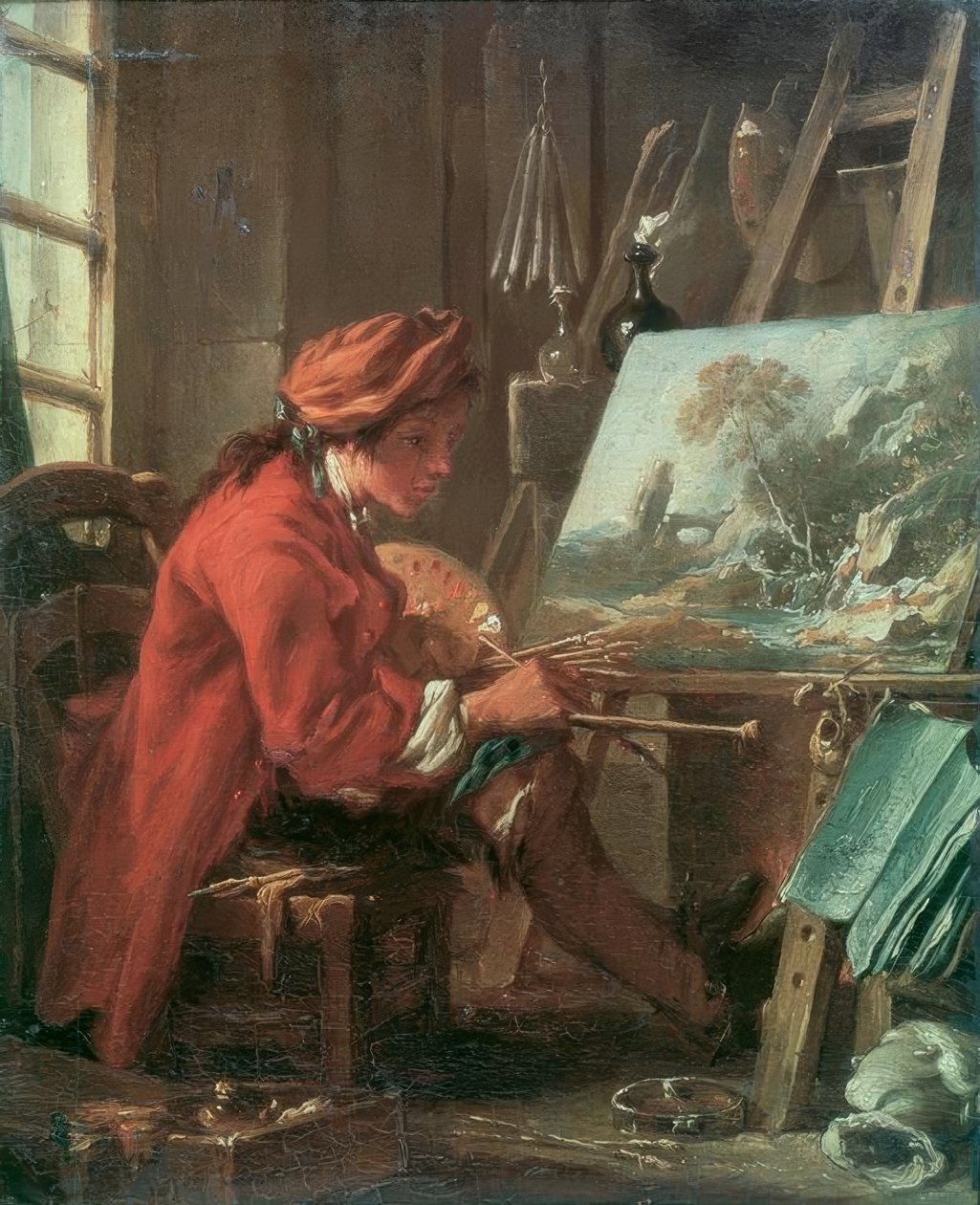 Maleren i atelieret sitt av François Boucher