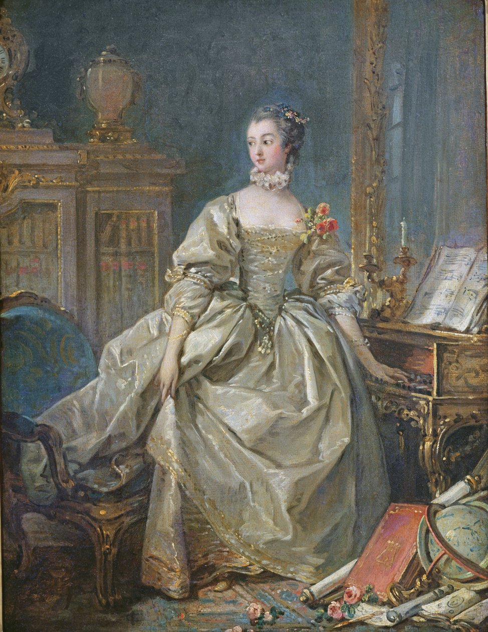 Madame de Pompadour (1721–64) av François Boucher