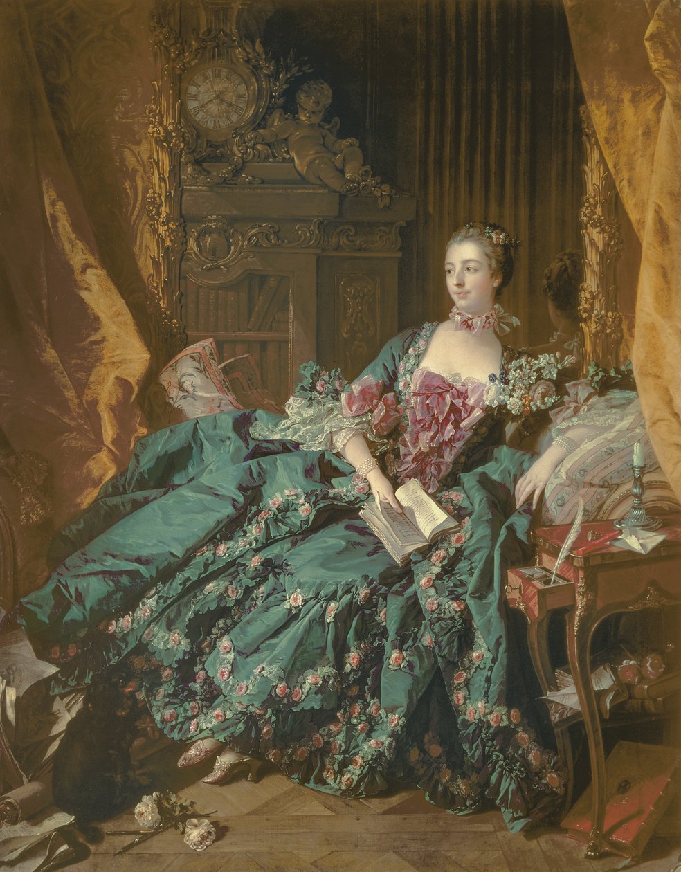 Madame de Pompadour, 1756 av François Boucher
