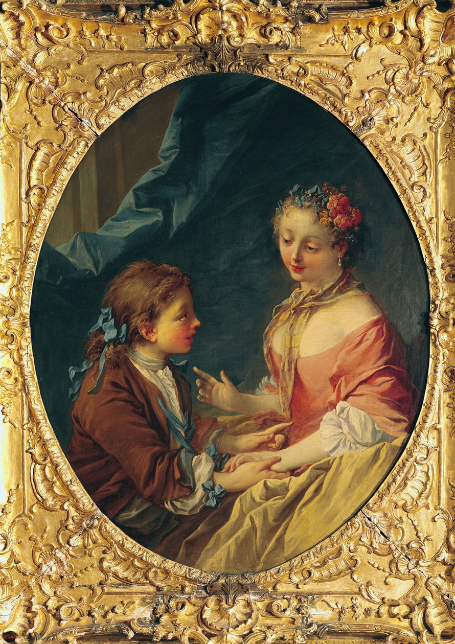 Mor og barn av François Boucher