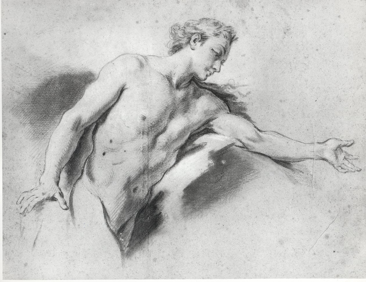 Nakenstudie av François Boucher