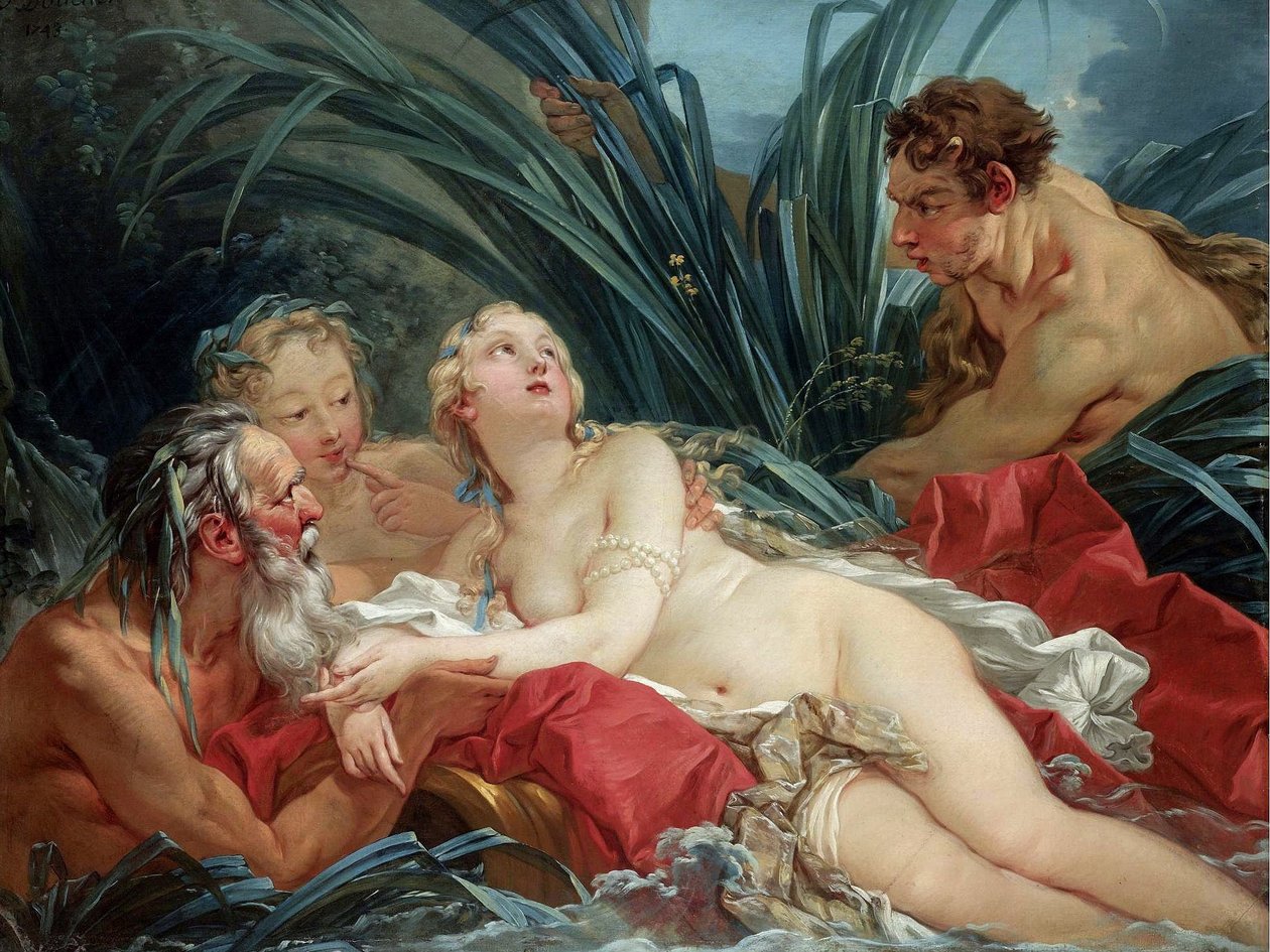 Pan og Syrinx av François Boucher