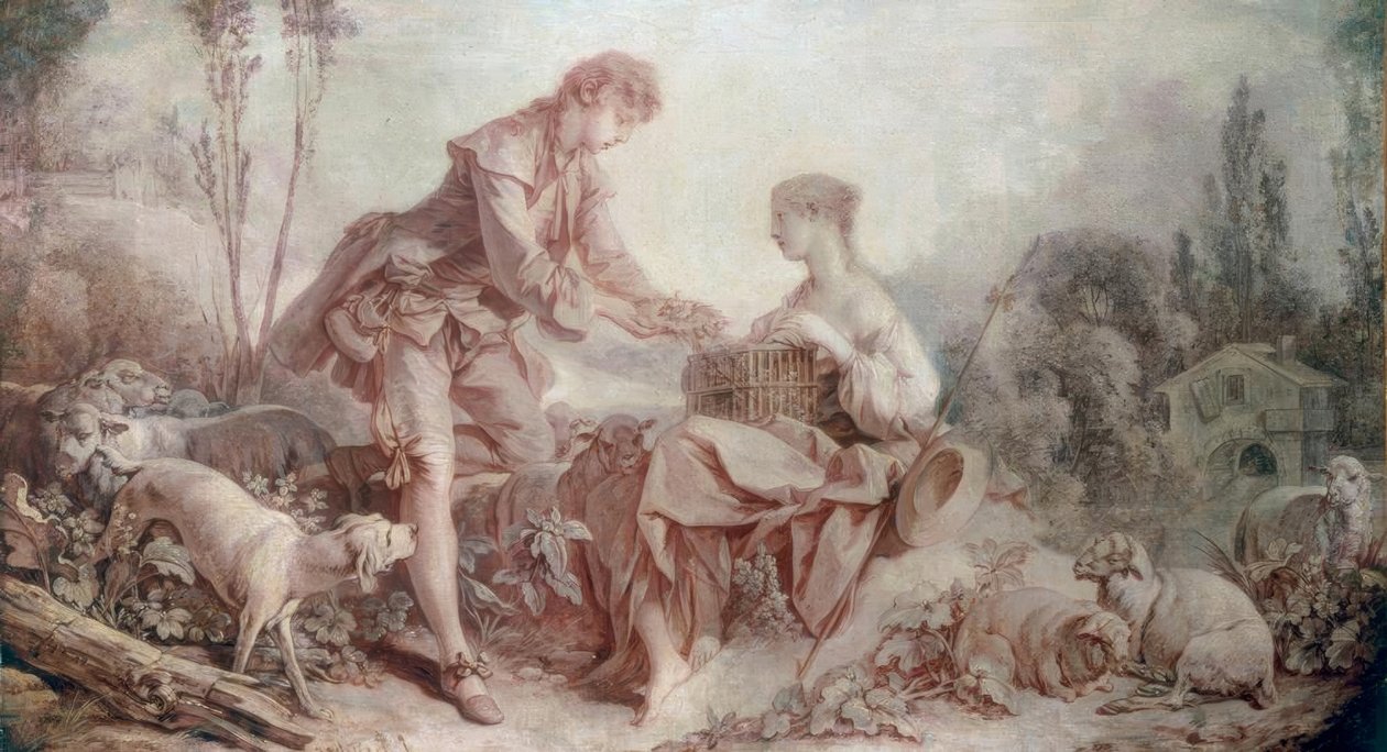 Sjel ved buret av François Boucher