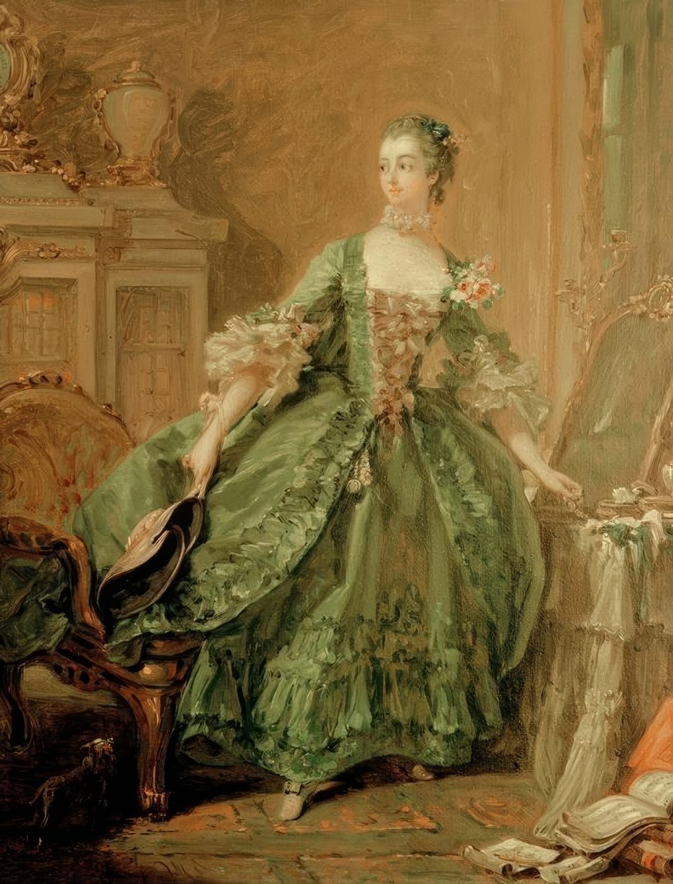 Portrett av Madame de Pompadour av François Boucher