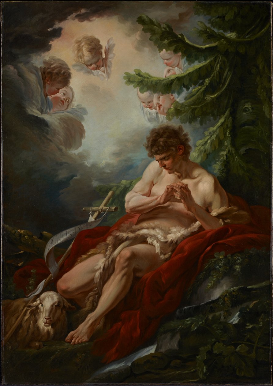 Døperen Johannes, ca. 1755 av François Boucher