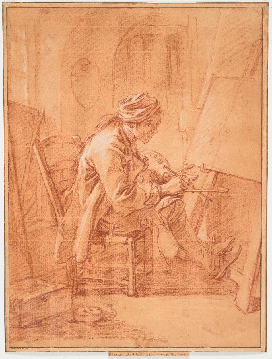Artisten i studioet hans av François Boucher