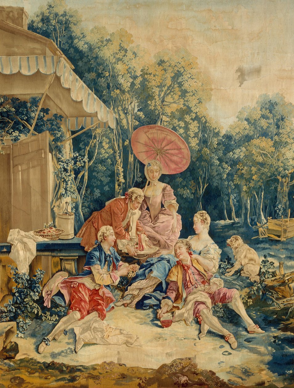 Samlingen fra et sett med italienske landsbyscener av François Boucher