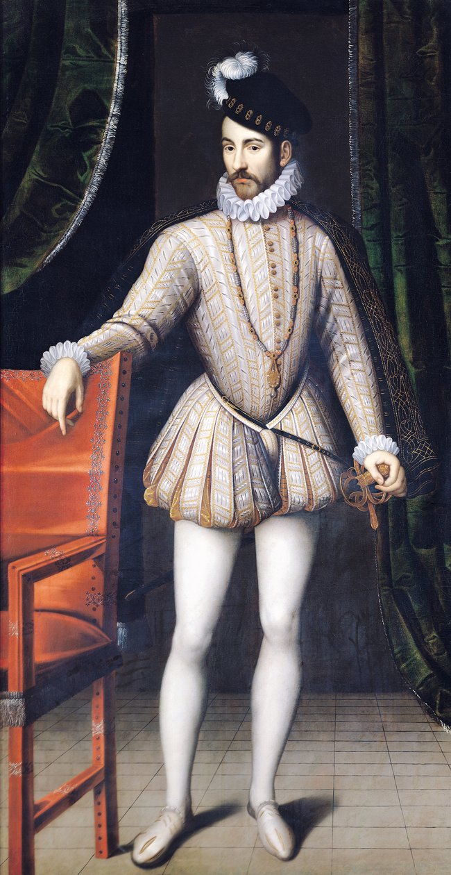 Charles IX (1550-74) konge av Frankrike av François Clouet