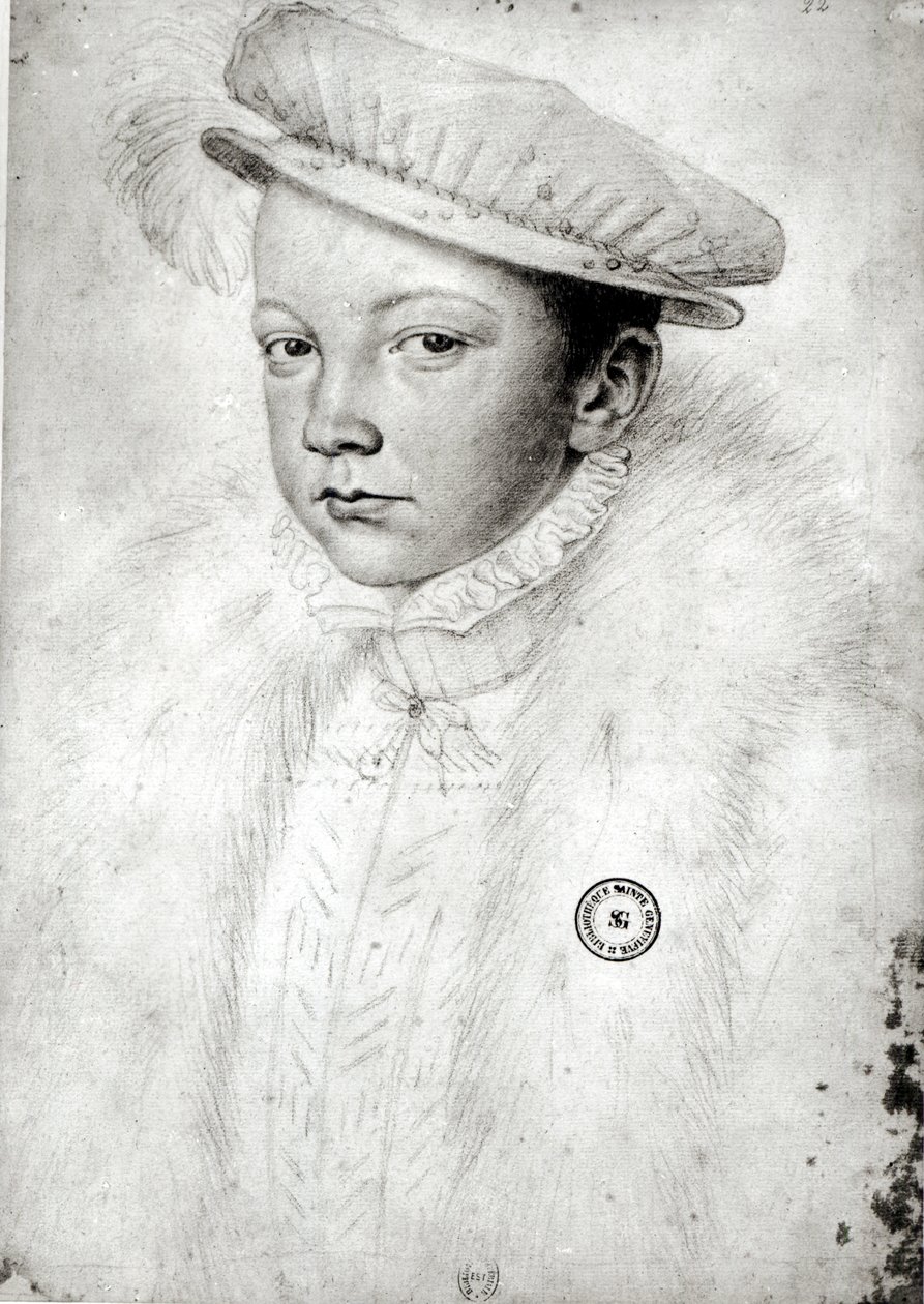 Francois II (1544-60) 1560 av François Clouet