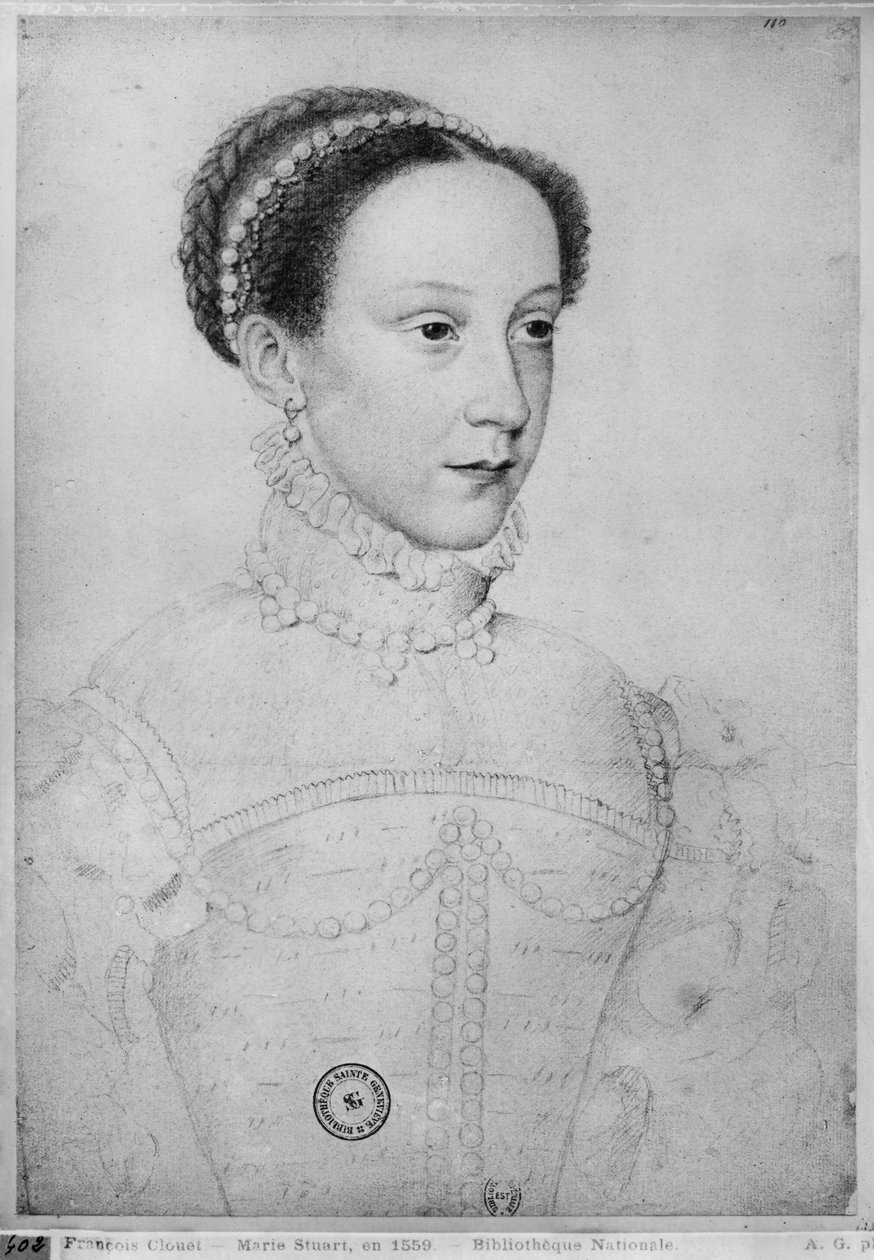 Mary Queen of Scots, 1559 av François Clouet