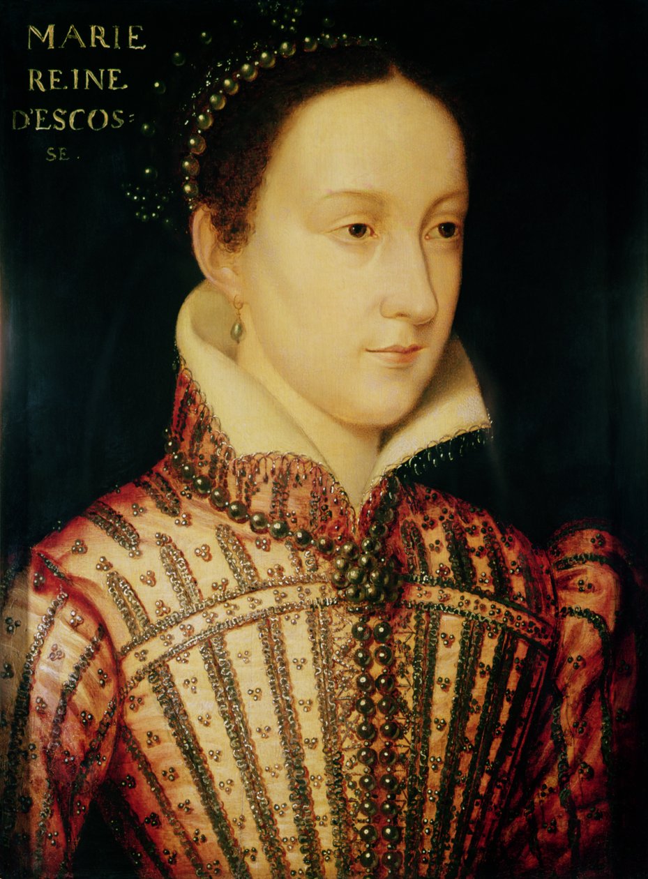 Miniatyr av Mary Queen of Scots, ca. 1560 av François Clouet