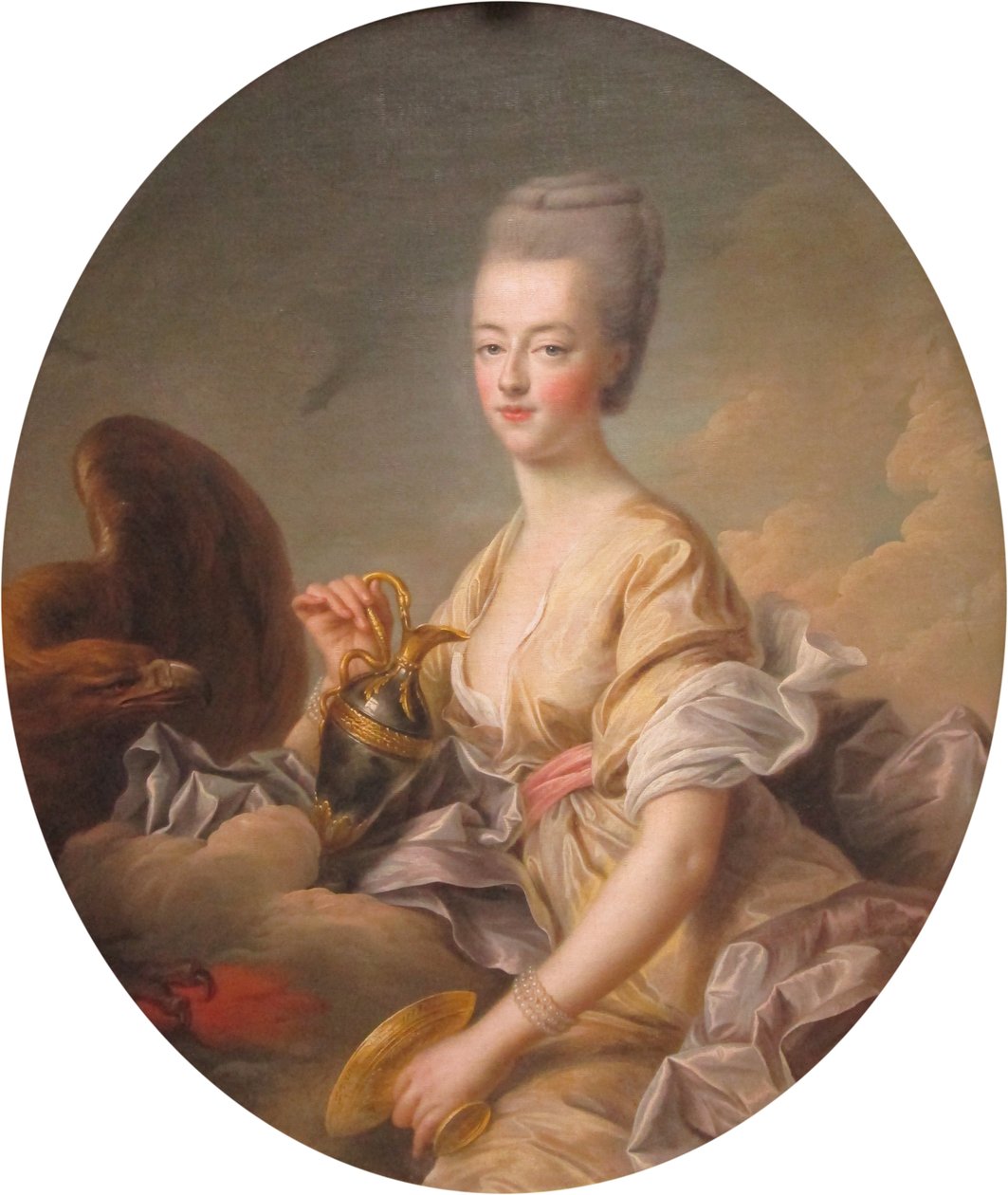 Madame la Dauphine Marie-Antoinette, i Hebe av Francois Hubert Drouais