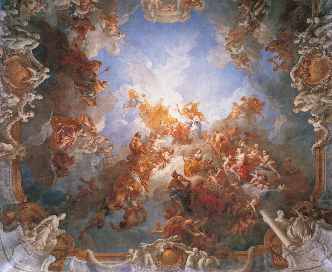 Apoteose av Hercules av François Lemoyne