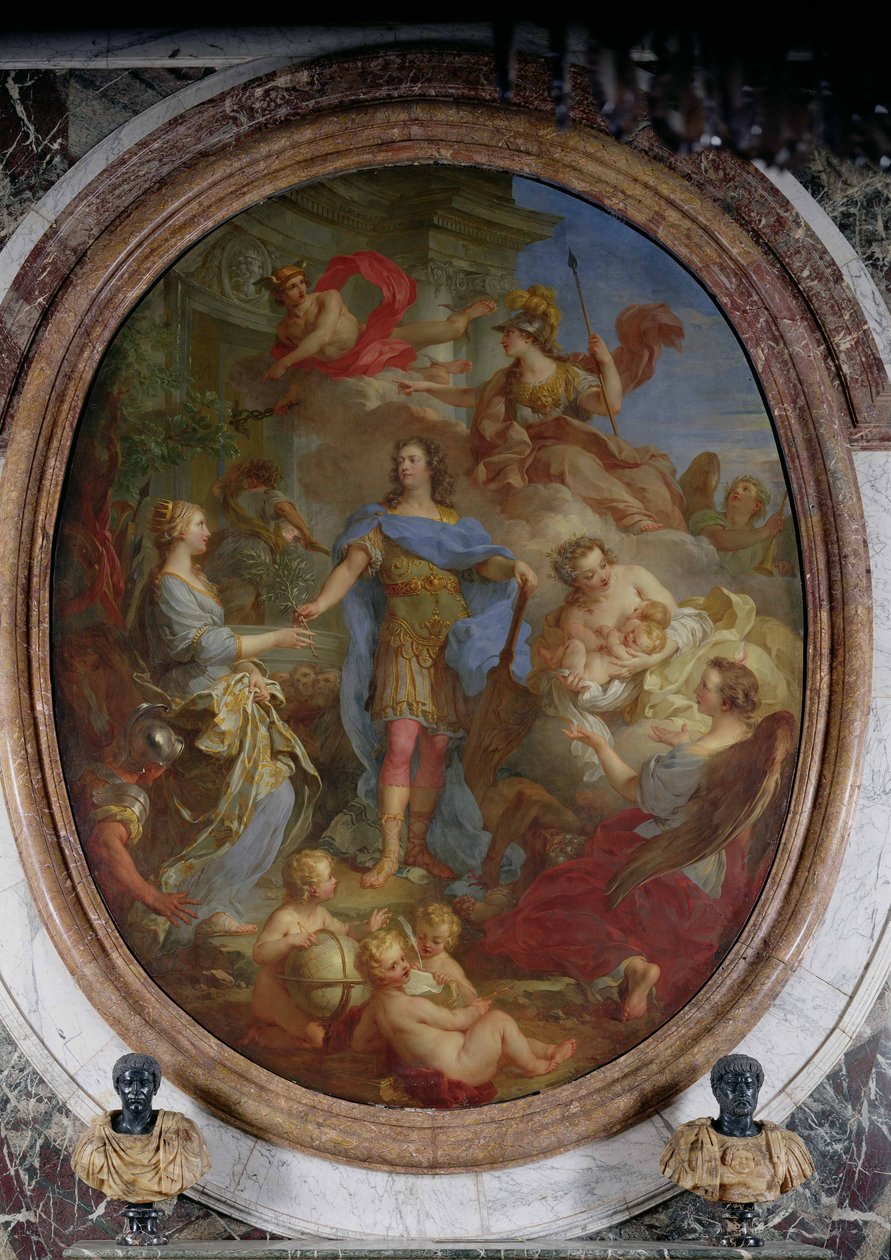 Ludvig XV (1710-74) Å gi fred til Europa, 1729 av François Lemoyne