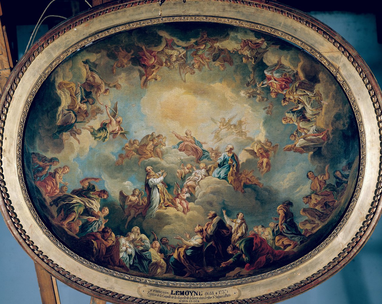 The Glorification of the Virgin, 1731 av François Lemoyne