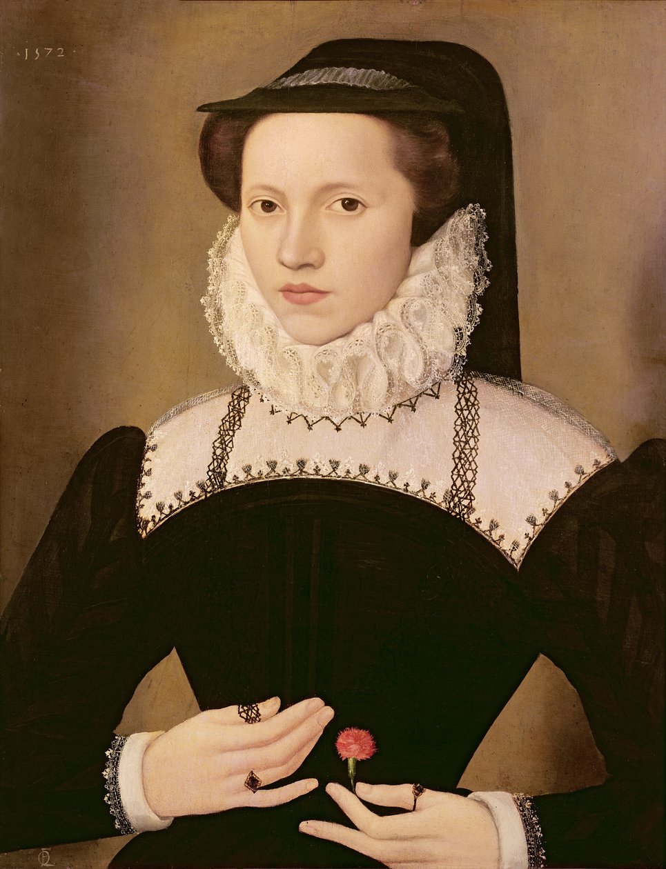 Portrett av Anne Waltham, 1572 av François Quesnel