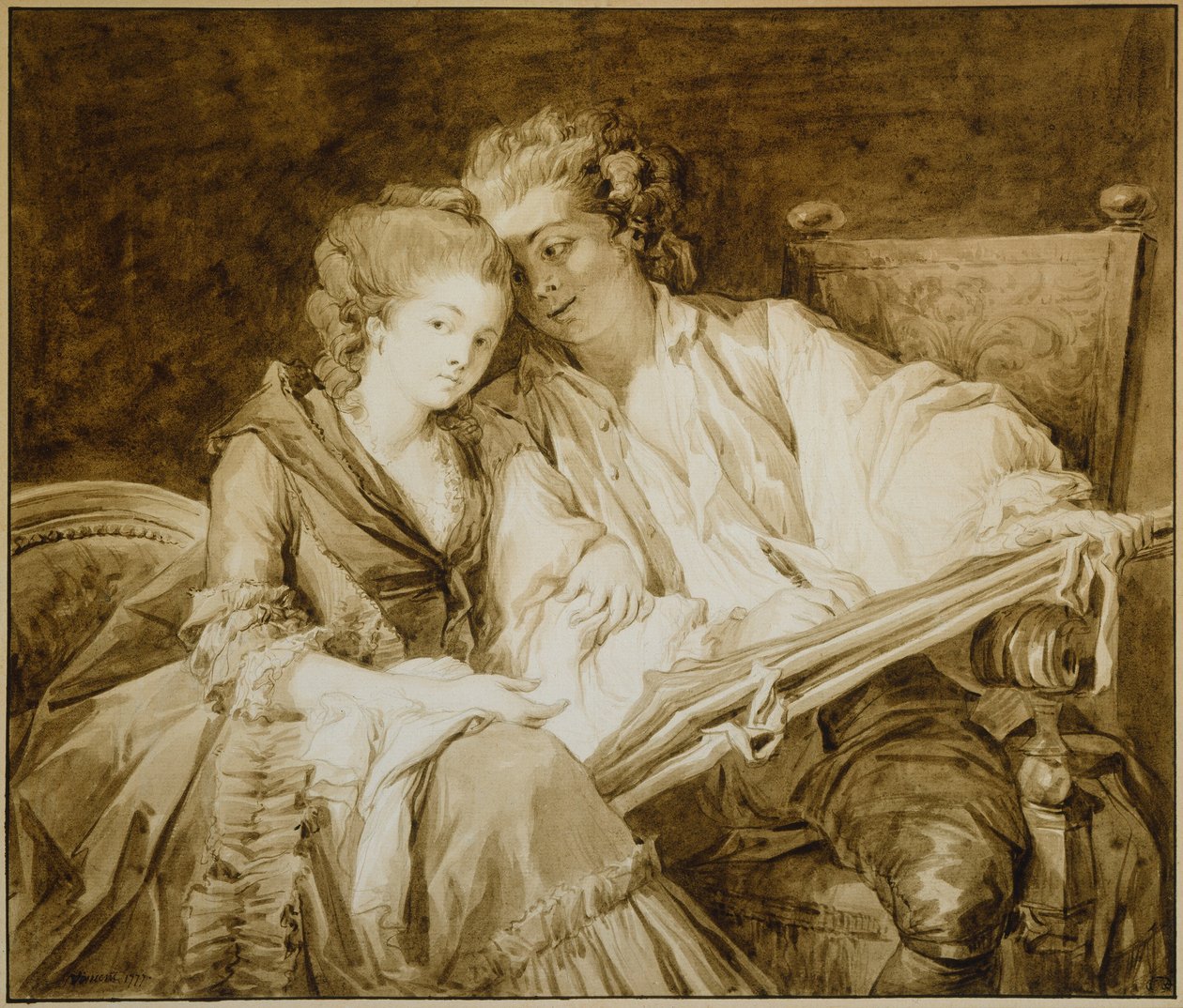 Tegnetimen av François André Vincent