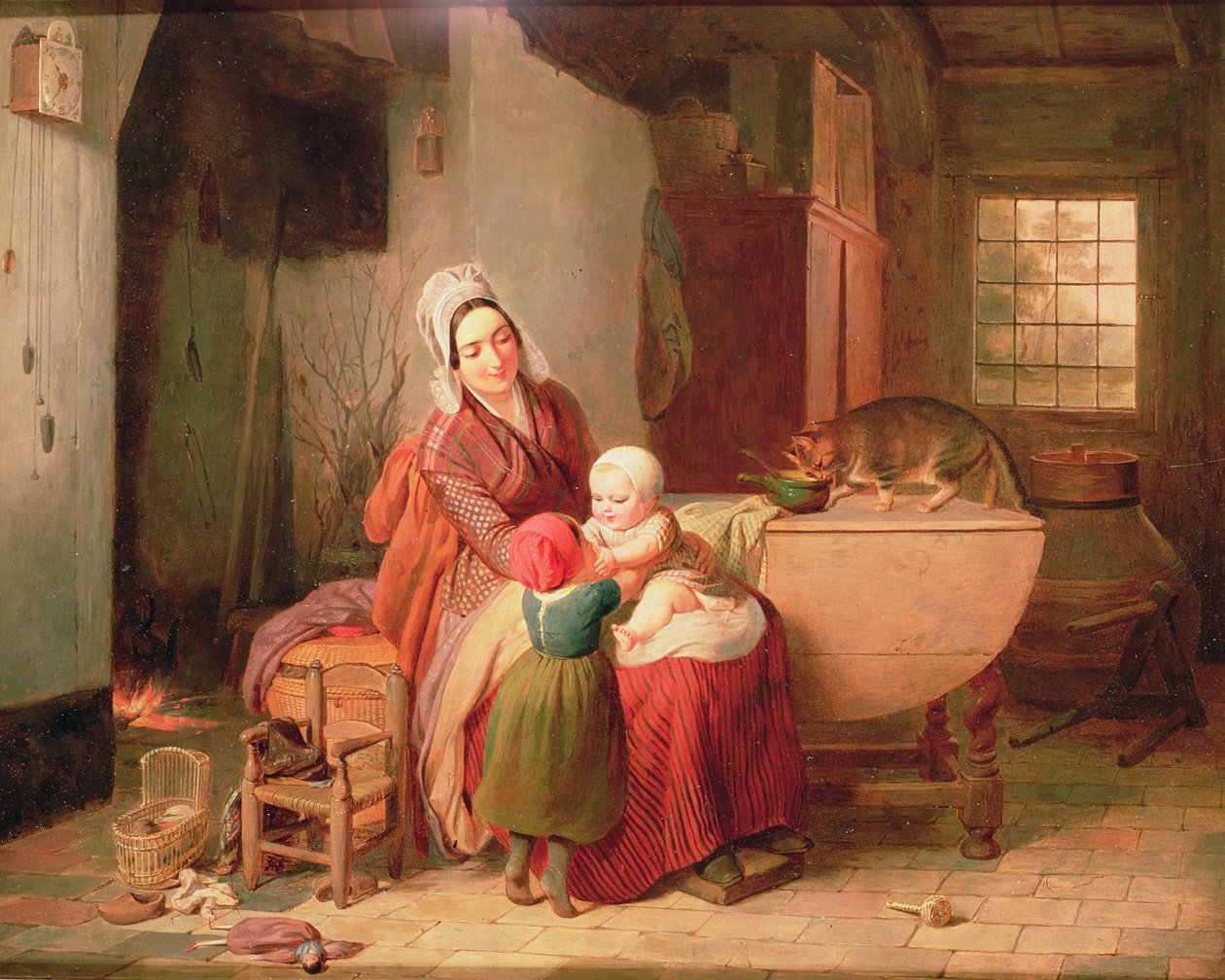 Den glade mor av François Antoine de Bruycker