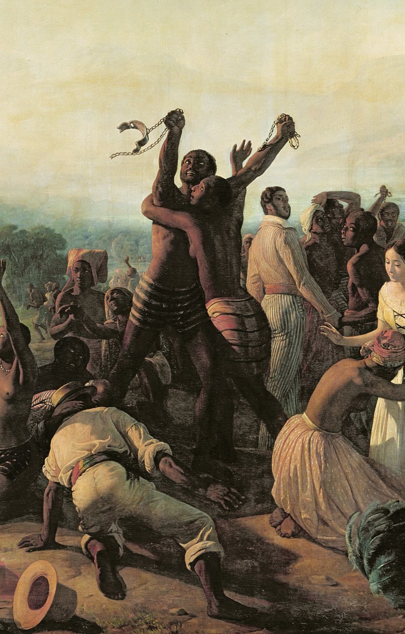 Proklamasjon om avskaffelse av slaveri i de franske koloniene, 23. april 1848, 1849 av François Auguste Biard
