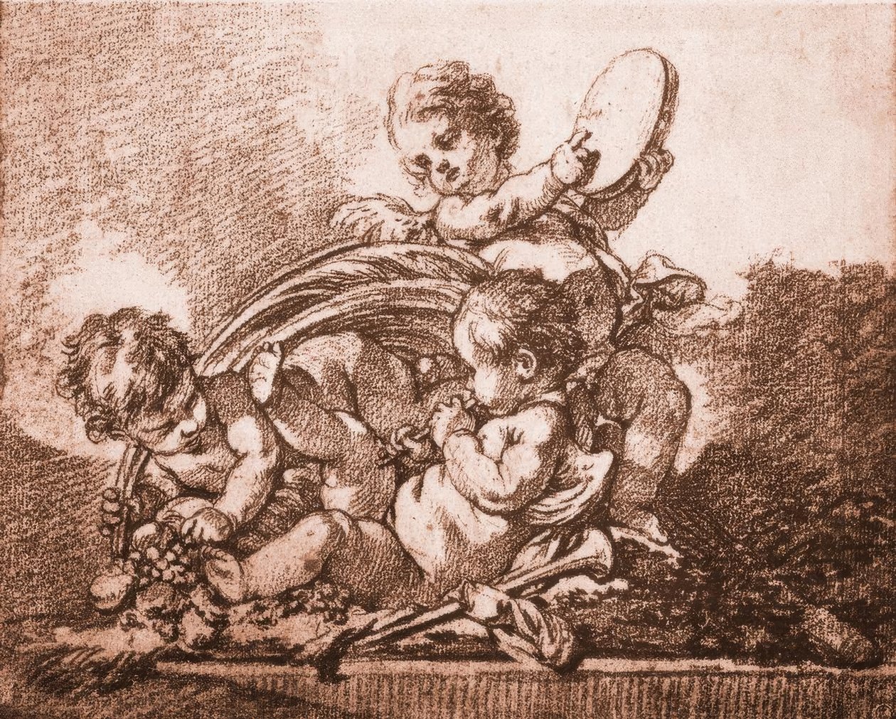 Allegori om høsten av François Boucher