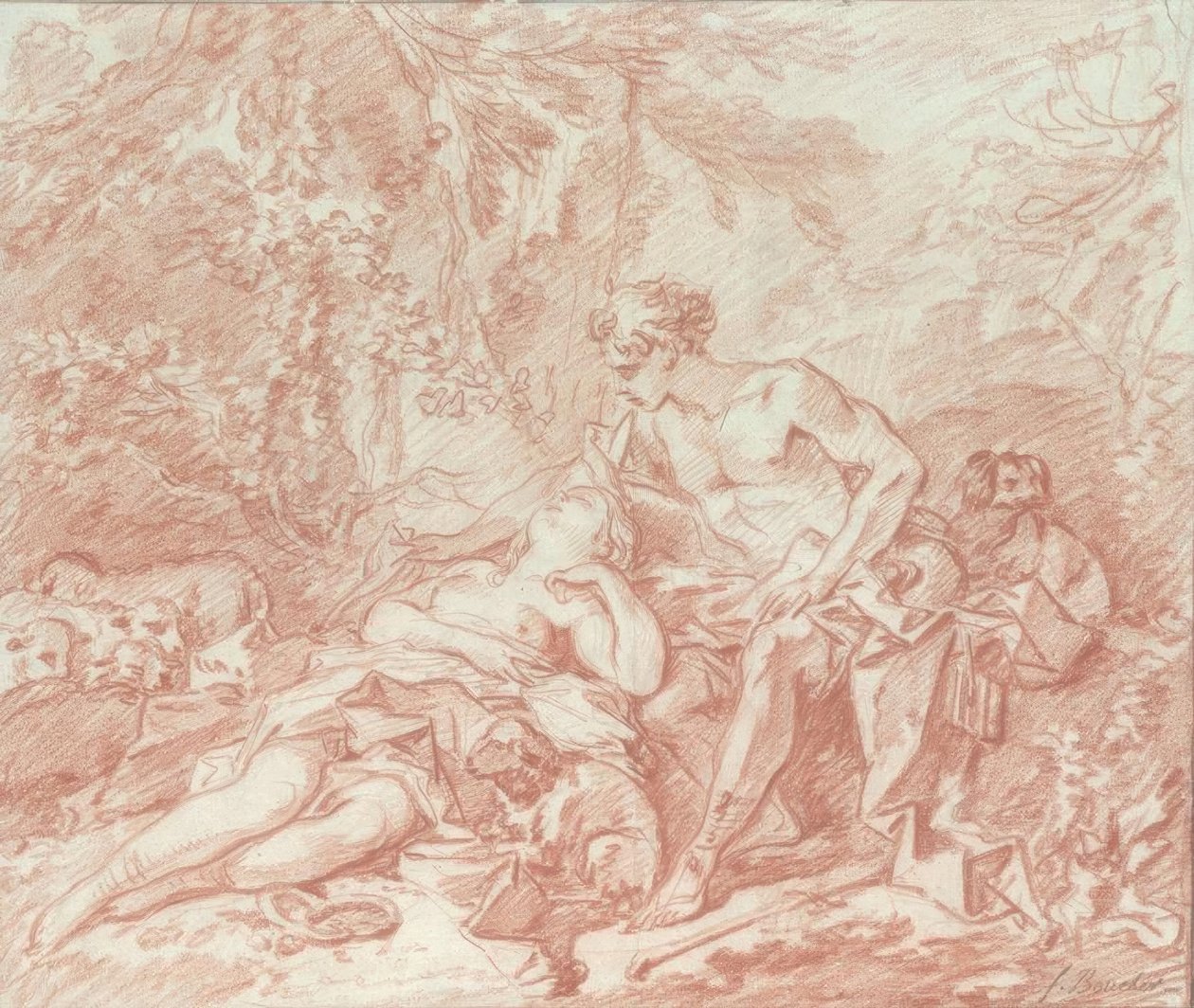 Daphnis og Chloë av François Boucher