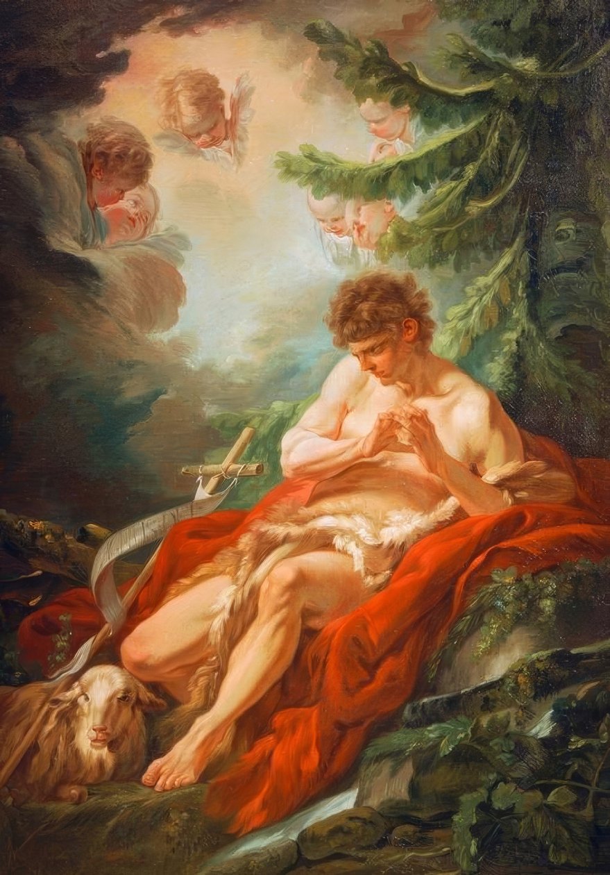 St. døperen Johannes av François Boucher