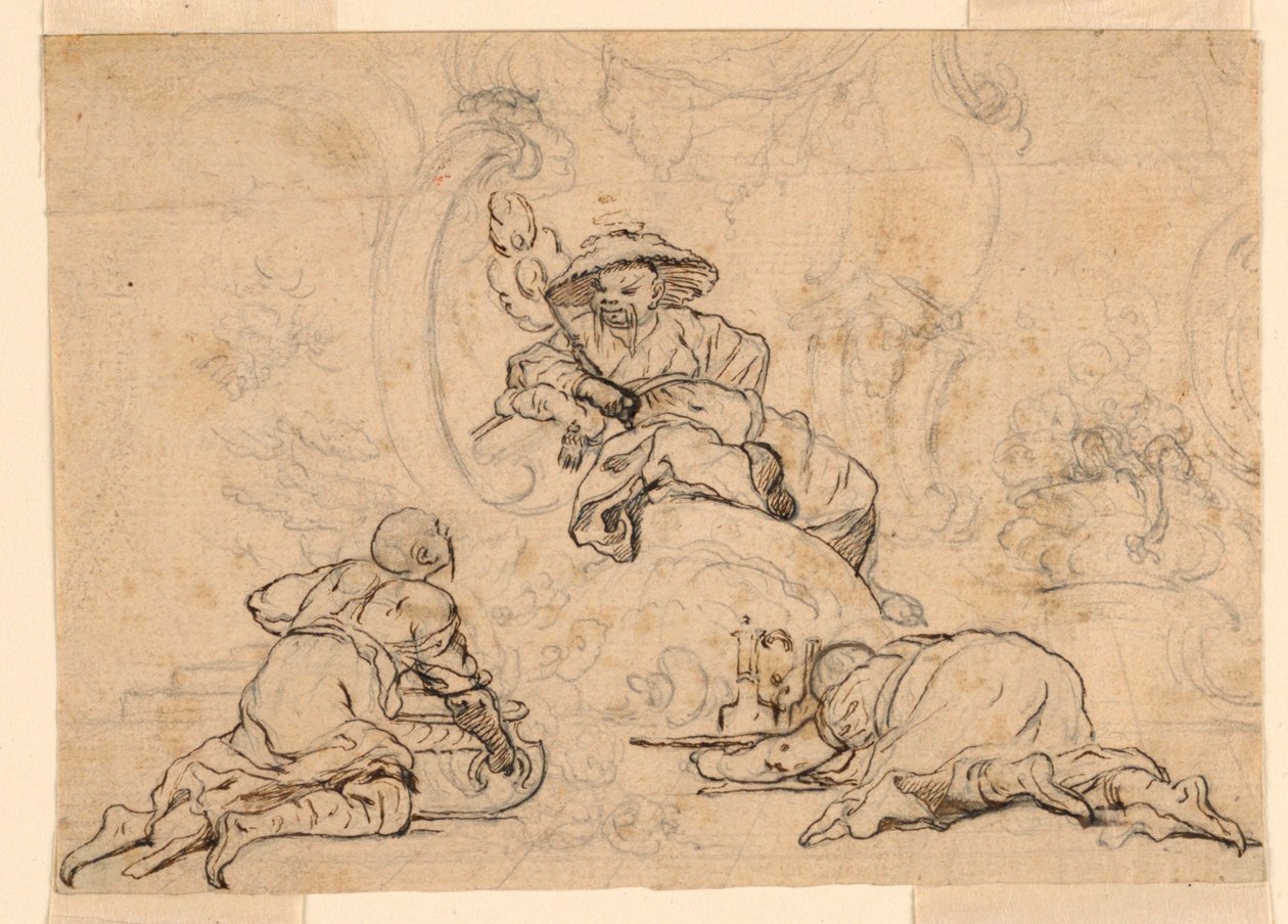 Design for Chinoiserie Ornament av François Boucher