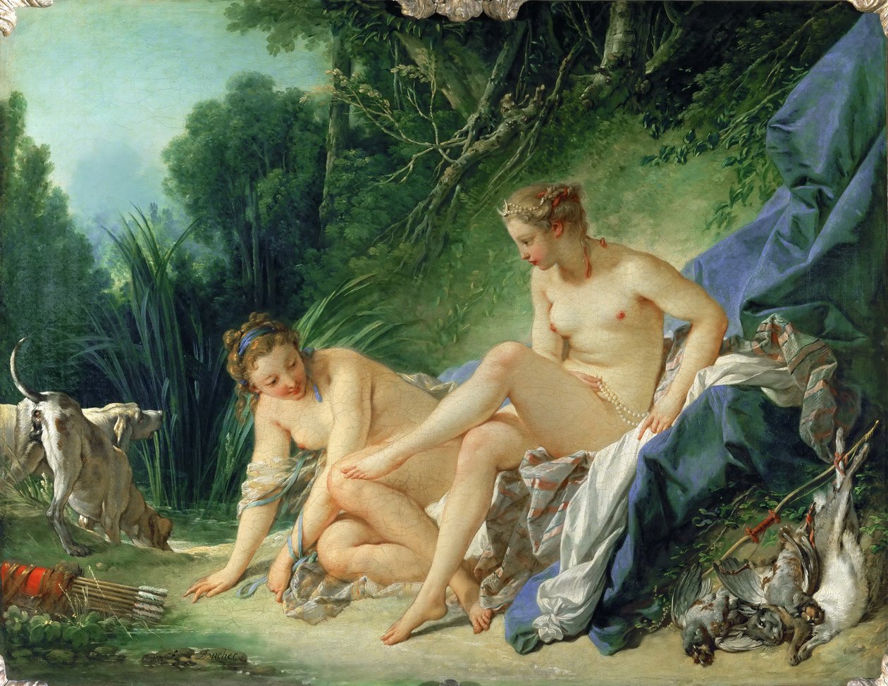 Diana etter badet av François Boucher