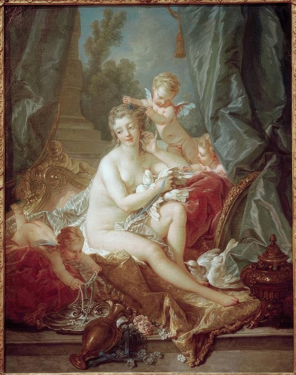 Venus sitt toalett av François Boucher