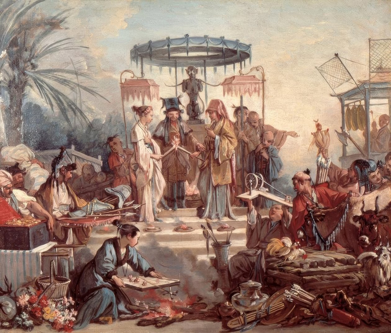 Det kinesiske bryllupet av François Boucher